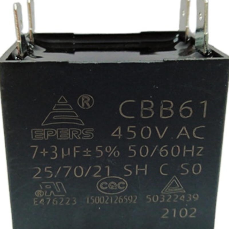 nieuw product 7+3uf 450V 25/70/21 SH C S0 cbb61 condensator